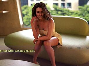 Wife and stepmother share big tits moments