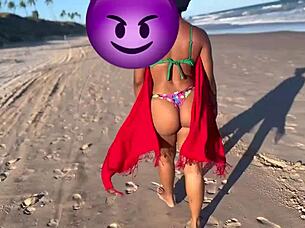 Gostosa I Took To The Dunes From The Beach!