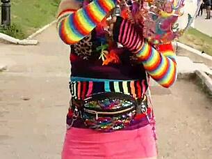 Tandooridick69 Upskirt Cock Panties Skirt Thong Crossdressing