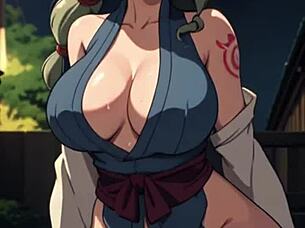 Ghibli anime girls in horny yoga pants creampied publicly with ahegao