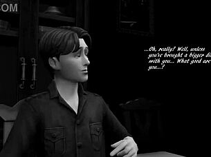 Sims 4 Parody Features Interracial Fucking With Black Milf In Christmas Setting