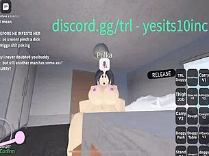 Rose engages in sex for 20 minutes, leading to cum in the game