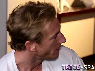 i get a sensual massage from a blonde masseuse who expertly sucks my dick and gives a handjob.