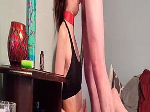 Feeling the deepthroat from this teen 18+ amateur blowjob video for rich members.