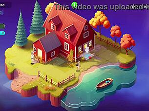 Honeysun gameplay part 1 starts awesome with red head flight attendant 😍