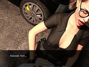 Shemale Driver in Hangover Story Gets Anal Action