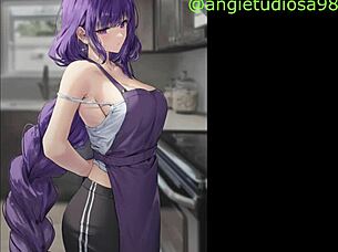 Shogun Raiden gives español hentai JOI with CEI instructions and sound