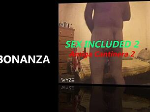 west bonanza features latina amiga cantinera sucking small tits and licking sweet pussy