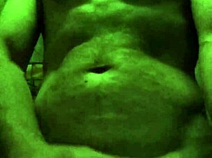 Solo jerking off in the shower leads to cumshot