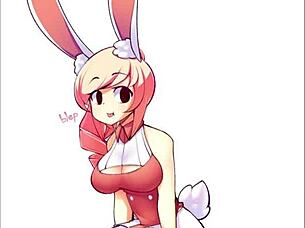 cute nurse bunny in hospital anime slideshow