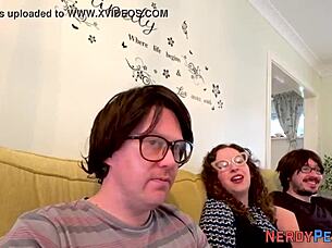 european british amateur's first time stroking and sucking in high definition reality, tricked into handjob blowjob cumshot.