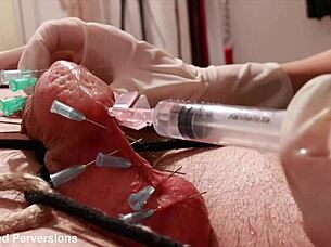 Italian Mistress Uses Cock Cure on Her Bound Slave