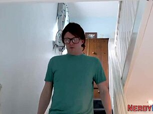 european british amateur's first time stroking and sucking in high definition reality, tricked into handjob blowjob cumshot.