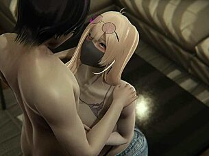 הזמנתי גיירו לפעולת הנטאי אנימה 3D לא מצונזרת בבית