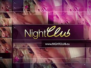 Sluts get mouth and pussy filled by huge cocks in bdsm orgy