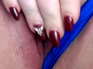 why does this russian redhead masturbate her chubby ass?