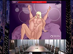 Does Amandafox visit corporate daddy in the office?