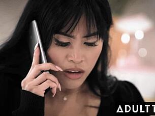 Jade Trains Anita in Hard Lesbian Threesome with Brunette Amateurs!