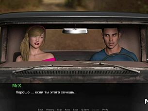 redhead milf feels intense pleasure as she gets creampied in this anime hentai scene