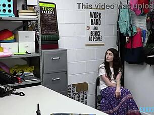 naughty teen thief aria carson gets her pussy fucked by cop mike mancini in pov