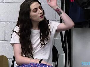 naughty teen thief aria carson gets her pussy fucked by cop mike mancini in pov