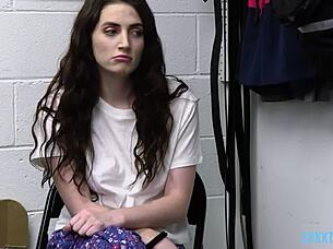 naughty teen thief aria carson gets her pussy fucked by cop mike mancini in pov