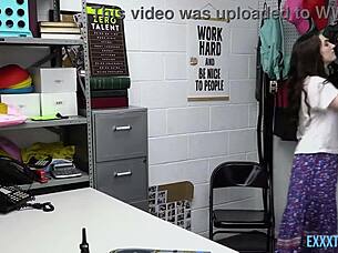 naughty teen thief aria carson gets her pussy fucked by cop mike mancini in pov