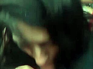 feeling the intense thrill of deepthroat blowjob on the open road, hearts pounding in public ecstasy