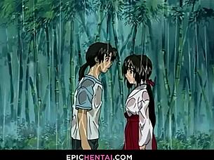 sweet virgin pussy licked and fingered in hentai