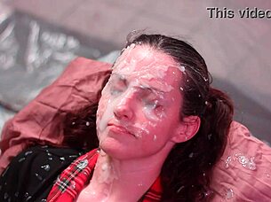 Homemade Fake Bukkake 8