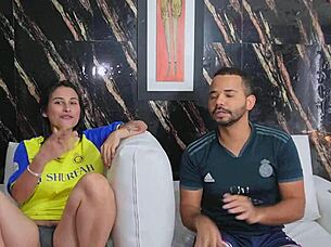 I lost the bet and have to pay with my ass in cowgirl riding.