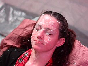 Homemade Fake Bukkake 8