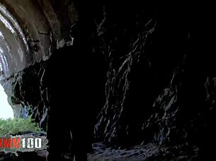 This leggy brunette begs for deep anal drilling outdoors with toys.