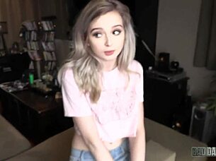 step daughter lexi lore punished for shoplifting with facial