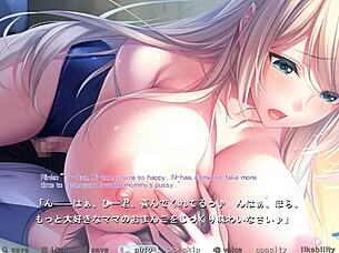 Bunny's Mama Daikou Service Route1 Scene6 With Subtitle 😊