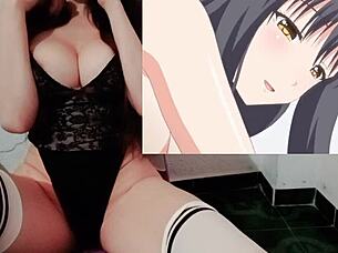 She says, 'I'll sell my body for a cell phone in this hentai episode'