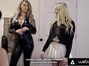 Besties Lily Larimar Kayley Gunner Jazmin Luv Enjoy Girls-Only Fun During Costumes Fitting