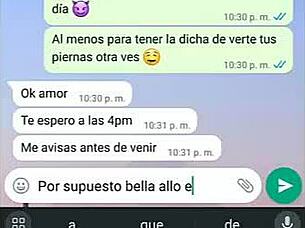 I convince my worker to fuck me through WhatsApp