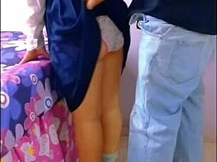 Salimos Del Aula Y Mi Profesor Me Lleva A Su Casa �Por Mi Culito No Profe Por Favor