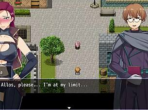 Makina preskúmava mesto ruín v tejto hentai RPG hre