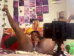 I Masturbated My Pussy With Dildo In Front Of Mirror 😘