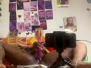 I Masturbated My Pussy With Dildo In Front Of Mirror 😘