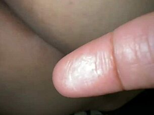 she keeps sucking my monster cock after cumshot, pov with big tits