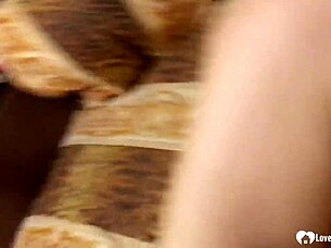 Redhead Stepsister Gets A Hard Pounding In Doggy Style!