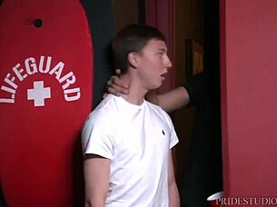 young guys anal fucking in club bathroom