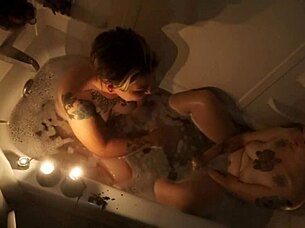 roommates get caught fucking in the bathtub.