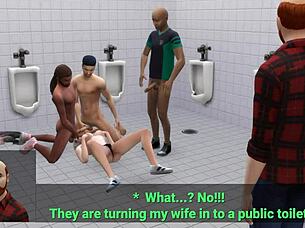 is the shy wife shared at the cinema?