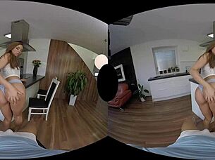 Morgan Rodriguez Masturbates Hardcore in VR Reality Fucking