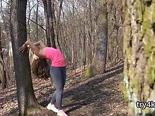 Lovely teen deepthroats in POV then gets pussy pounded.