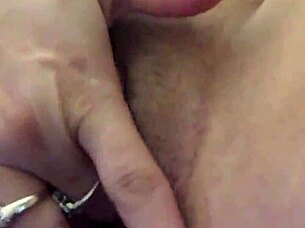 She's Using A Vibrator On Her Dry Pussy Lips, Feels So Good!